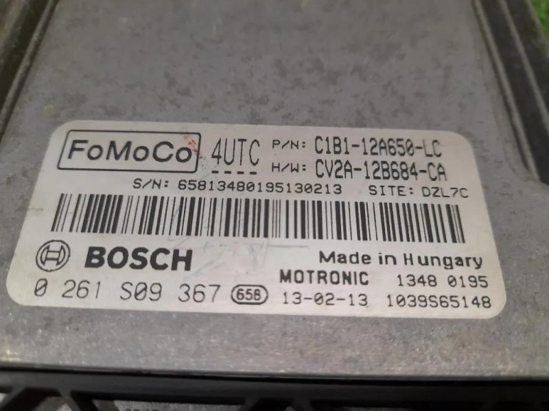 Centralina Iniezione CV2A12B684CA Ford Fiesta VI 2012