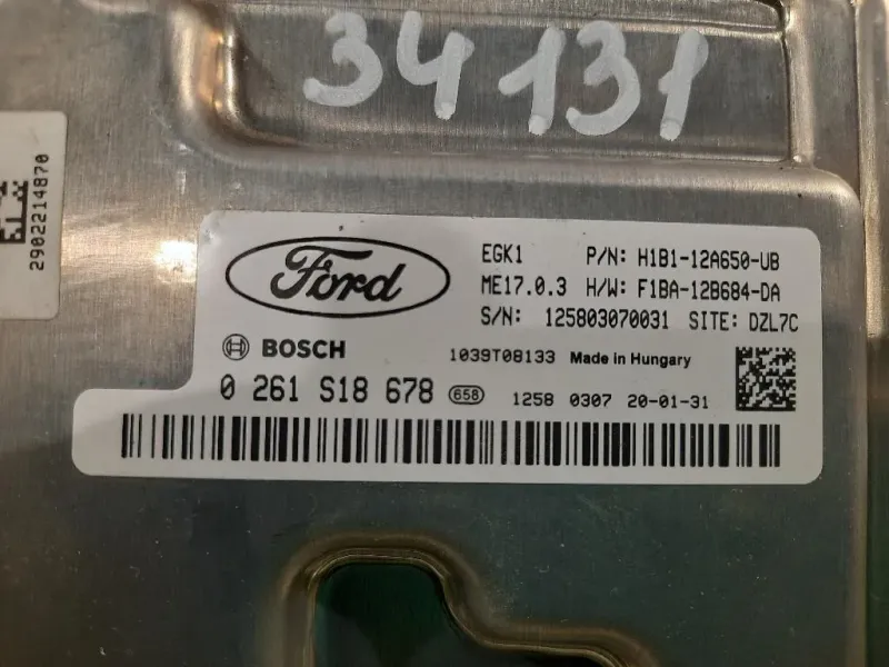 Centralina Iniezione H1BI-12A650-UB Ford Fiesta VII 2017