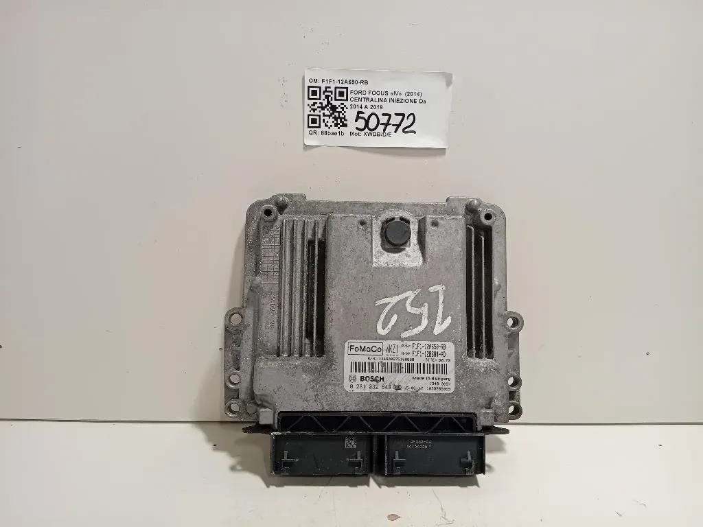 Centralina Iniezione F1F1-12A650-RB Ford Focus IV 2014