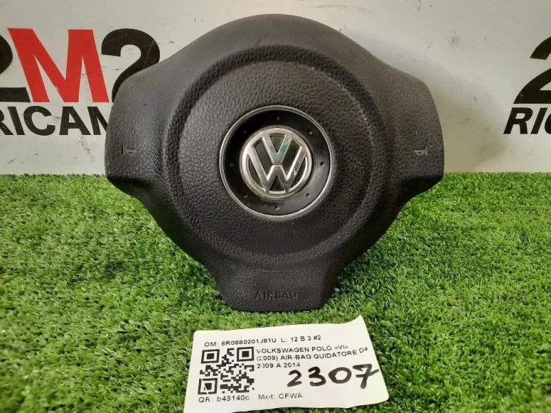Air-bag Guidatore 6R0880201J81U Volkswagen POLO VI 2009