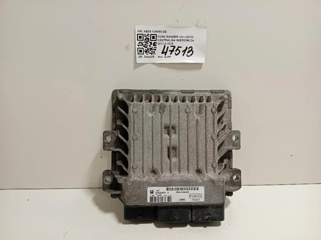 Centralina Iniezione AB39-12A650-DE Ford Ranger IV 2012