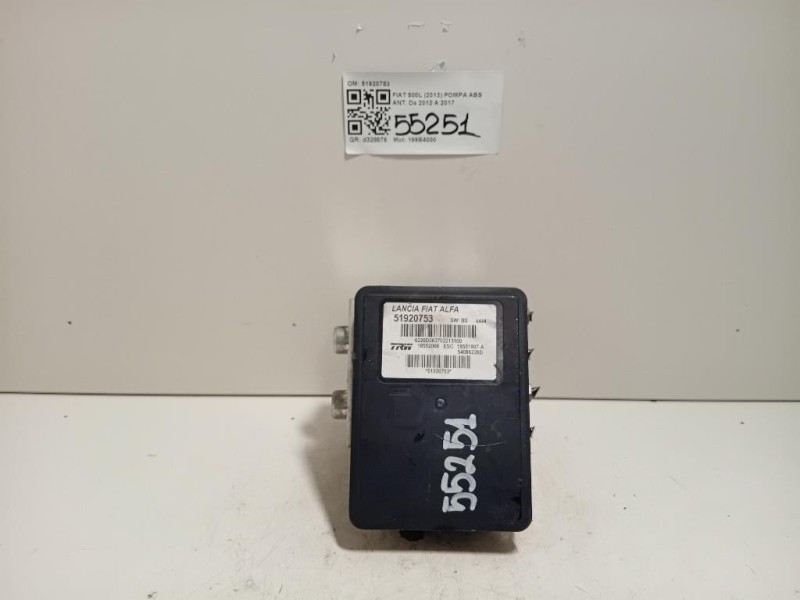 Pompa ABS ANT 51920753 Fiat 500L 2013