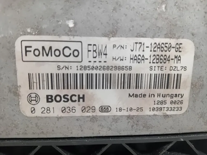 Centralina Iniezione JT71-12A650-GE Ford Transit Courier 2014