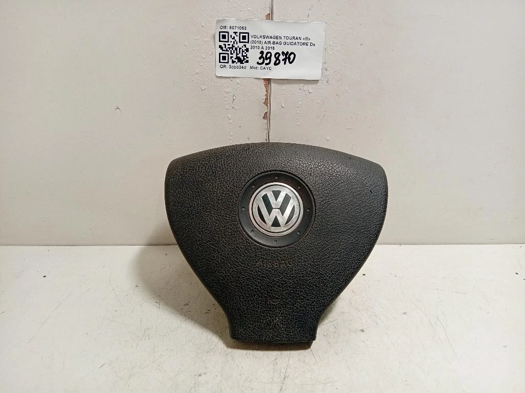 Air-bag Guidatore 6071053C03 1K0880201CB1QB Volkswagen Touran III 2010