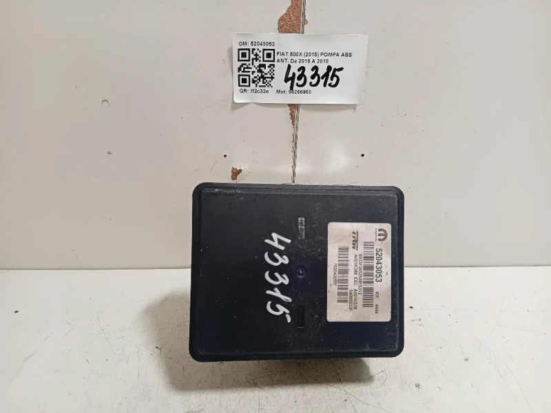 Pompa ABS ANT 52043053 Fiat 500X 2015