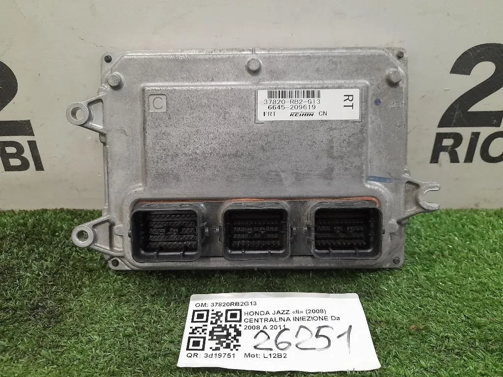 Centralina Iniezione 37820RB2G13 Honda JAZZ II 2008