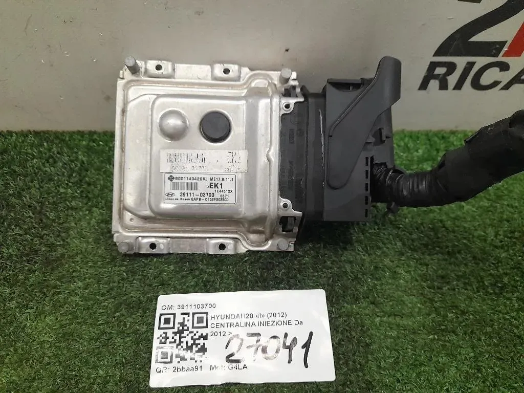 Centralina Iniezione 3911103700 Hyundai I20 I 2012