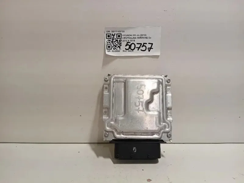 Centralina Iniezione 39111-03700 Hyundai I20 I 2012