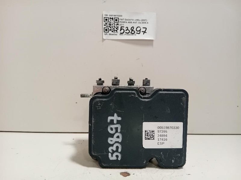 Pompa ABS ANT 00519870330 Fiat Ducato 250 2007