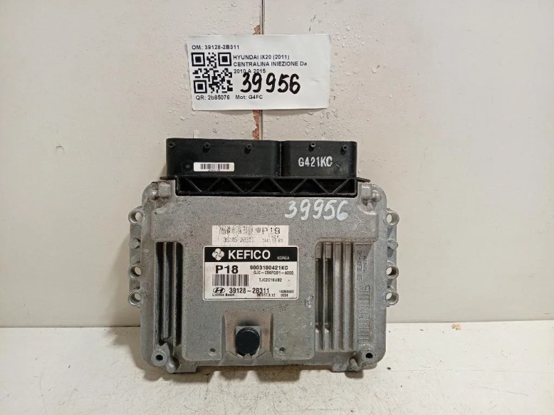 Centralina Iniezione 39128-2B311 Hyundai IX20 2011