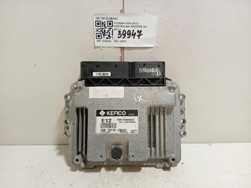 Centralina Iniezione 39110-2BAG3 Hyundai IX35 2013