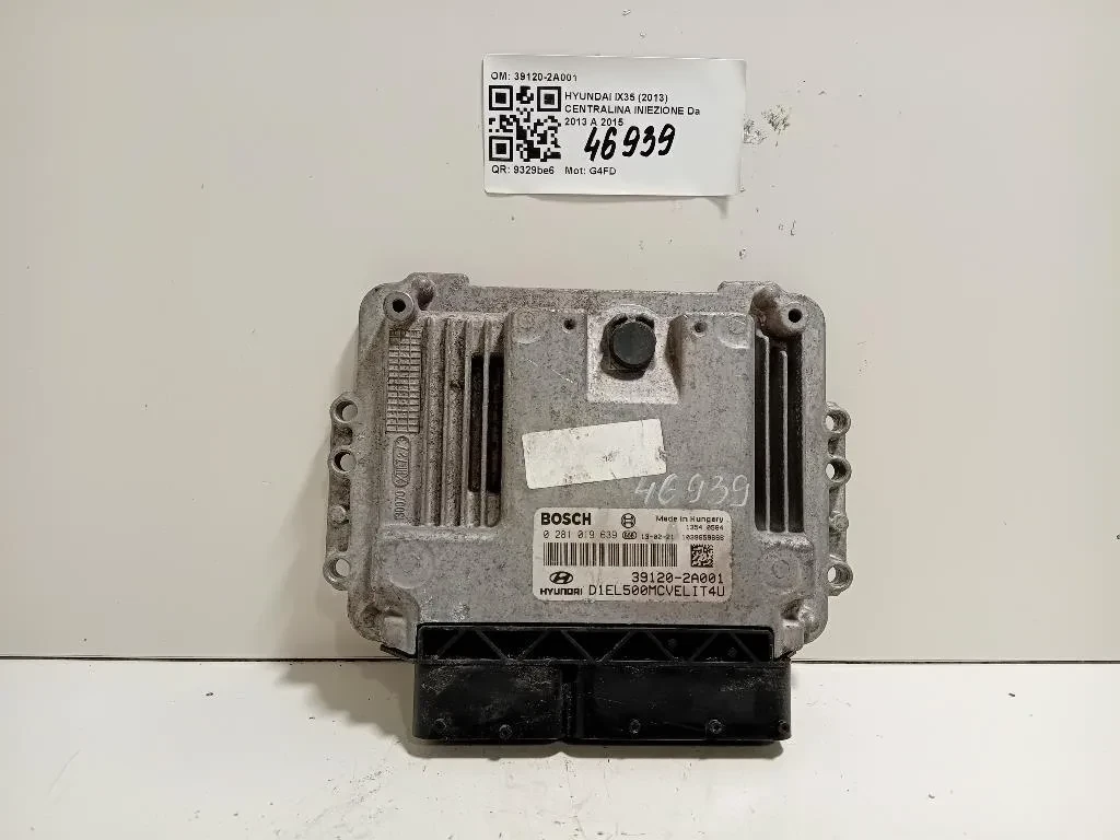 Centralina Iniezione 39120-2A001 Hyundai IX35 2013