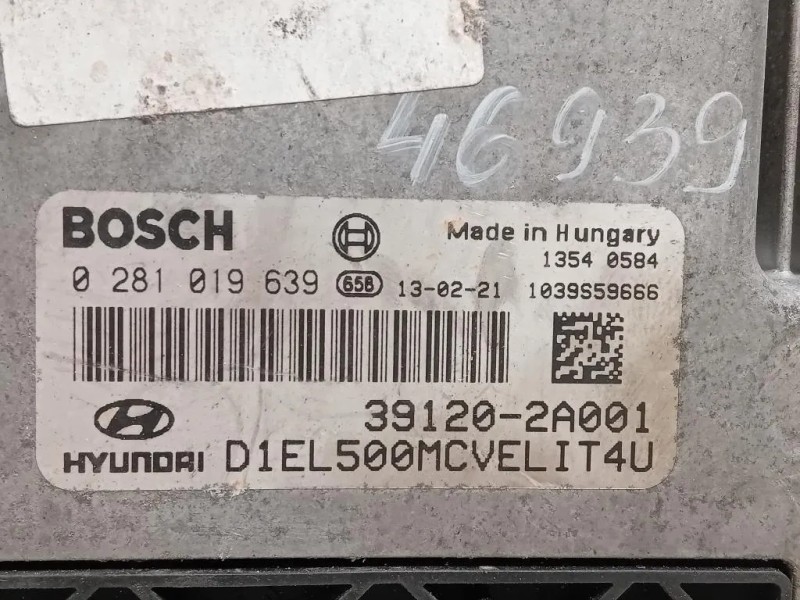 Centralina Iniezione 39120-2A001 Hyundai IX35 2013