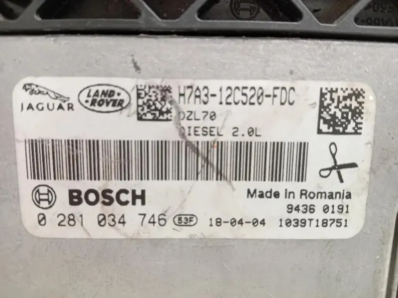 Centralina Iniezione H7A3-12C520-FDC CENTRALINA ECU Jaguar XE 2015