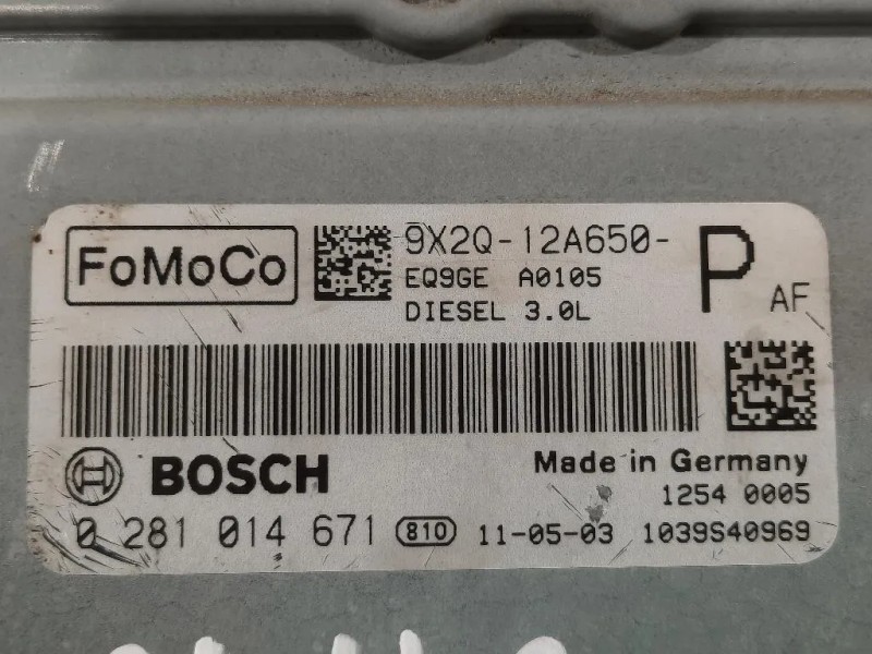 Centralina Iniezione 9X20-12A650-P Jaguar XF I 2008