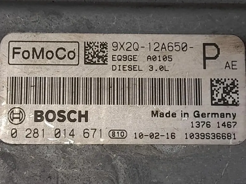 Centralina Iniezione 9X2Q-12A650P Jaguar XF I 2008