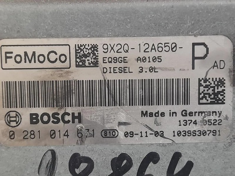 Centralina Iniezione 8X2012A650PAD Jaguar XF I 2008