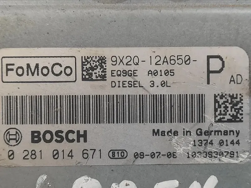 Centralina Iniezione 9X2Q12A650 Jaguar XF I 2008