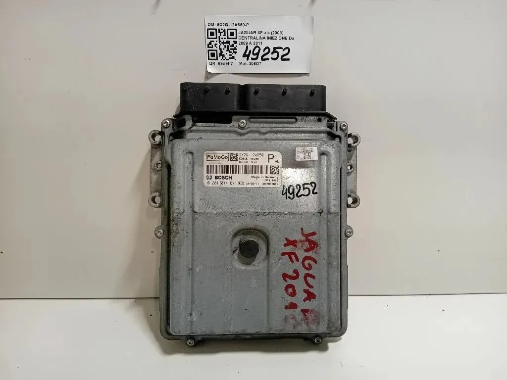 Centralina Iniezione 9X2Q-12A650-P Jaguar XF I 2008
