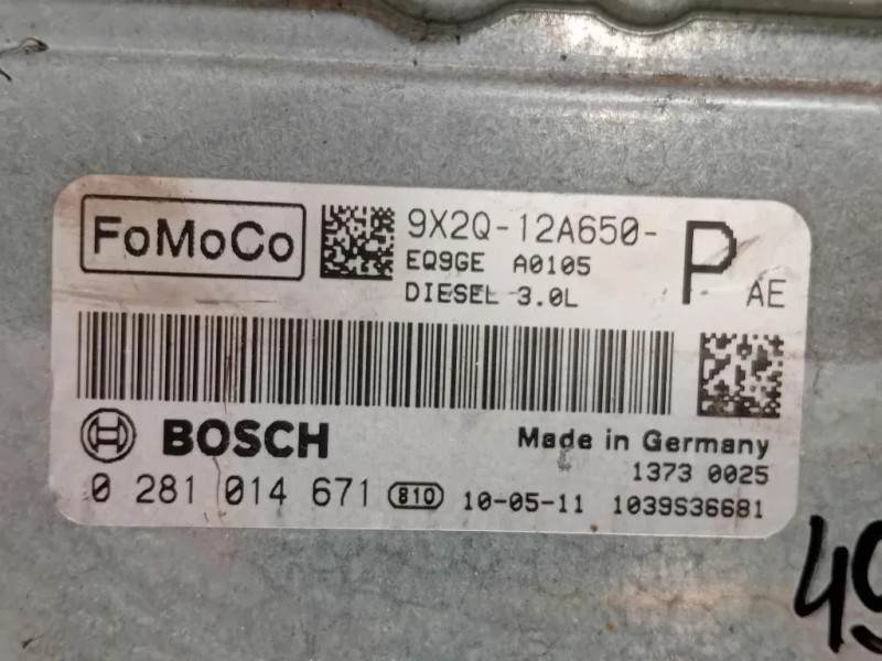 Centralina Iniezione 9X2Q-12A650-P Jaguar XF I 2008