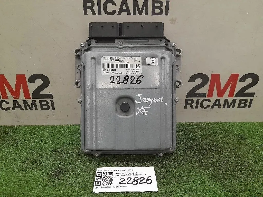 Centralina Iniezione CPLA12C520P 0281019378 Jaguar XF I 2011