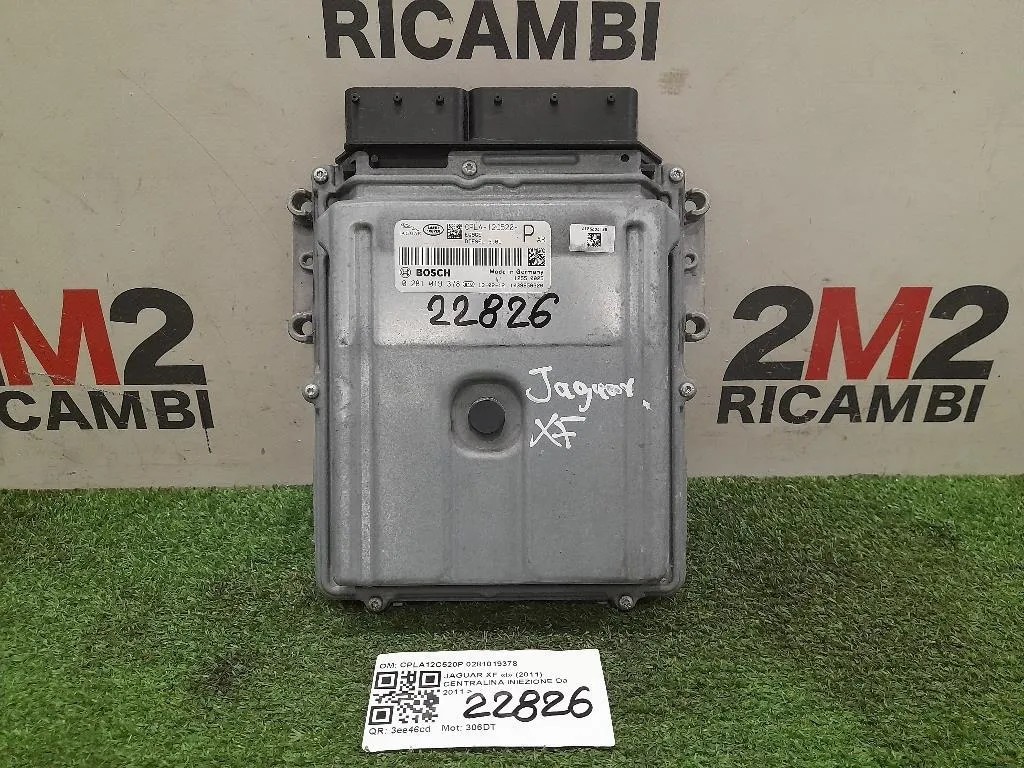 Centralina Iniezione CPLA12C520P 0281019378 Jaguar XF I 2011