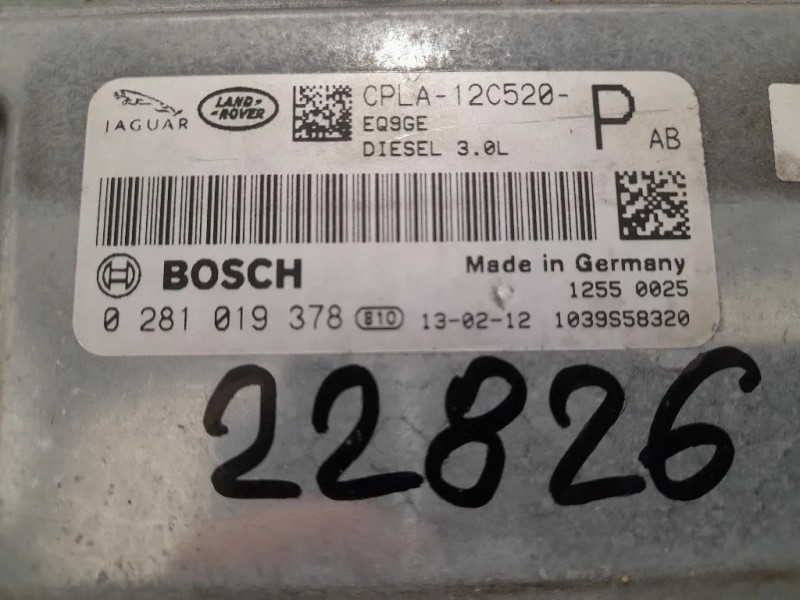 Centralina Iniezione CPLA12C520P 0281019378 Jaguar XF I 2011