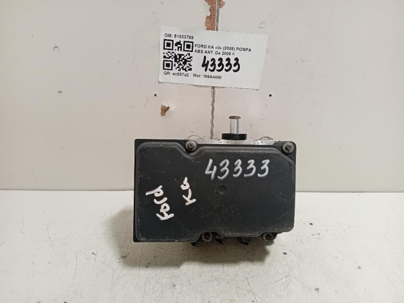 Pompa ABS ANT 51823789 Ford KA II 2009