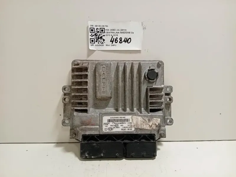 Centralina Iniezione 39130-2A700 Kia CEED II 2012
