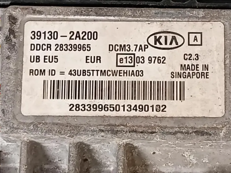 Centralina Iniezione 39130-2A200 Kia RIO III 2012