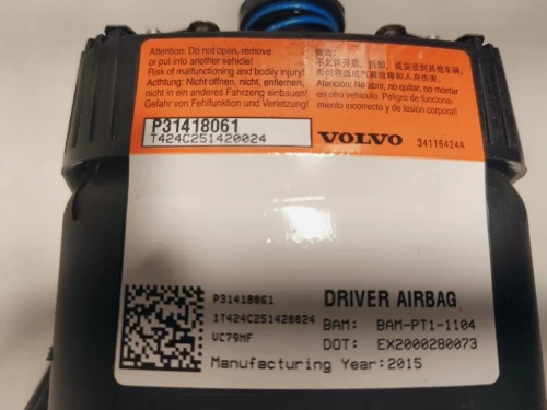 Air-bag Guidatore P31418061 Volvo V70 III 2008