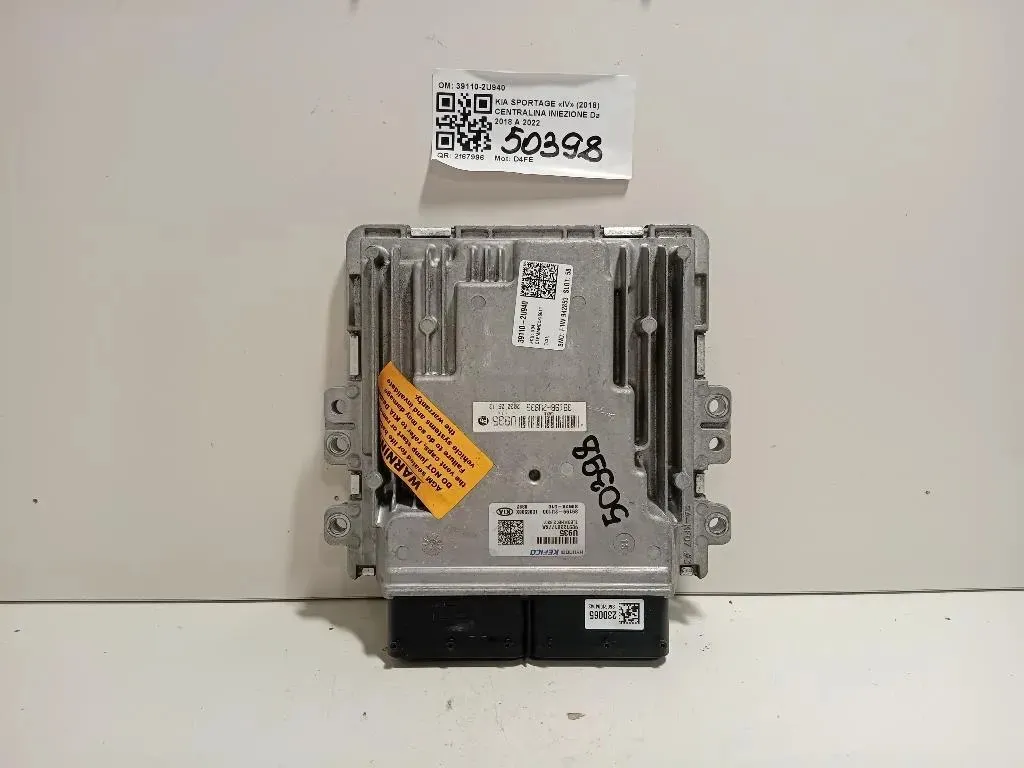 Centralina Iniezione 39110-2U940 Kia Sportage IV 2018