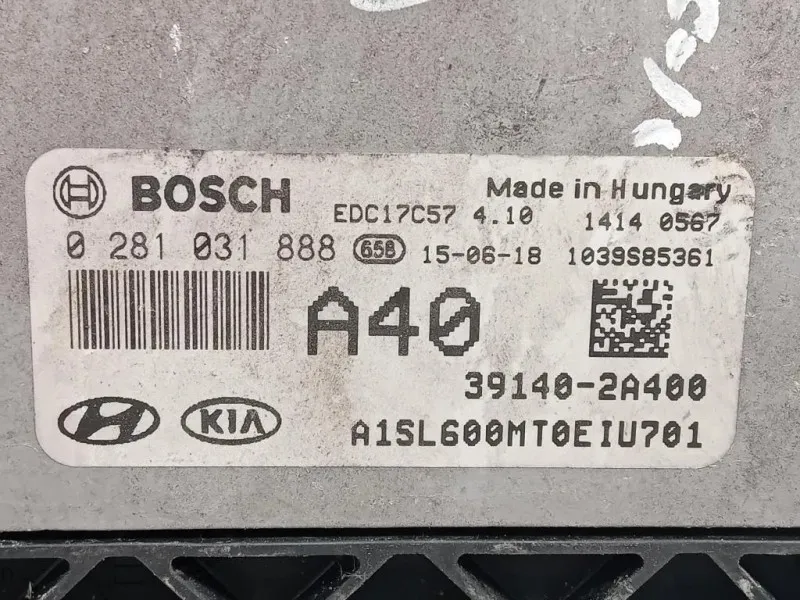 Centralina Iniezione 39140-2A400 Kia Sportage IV 2018