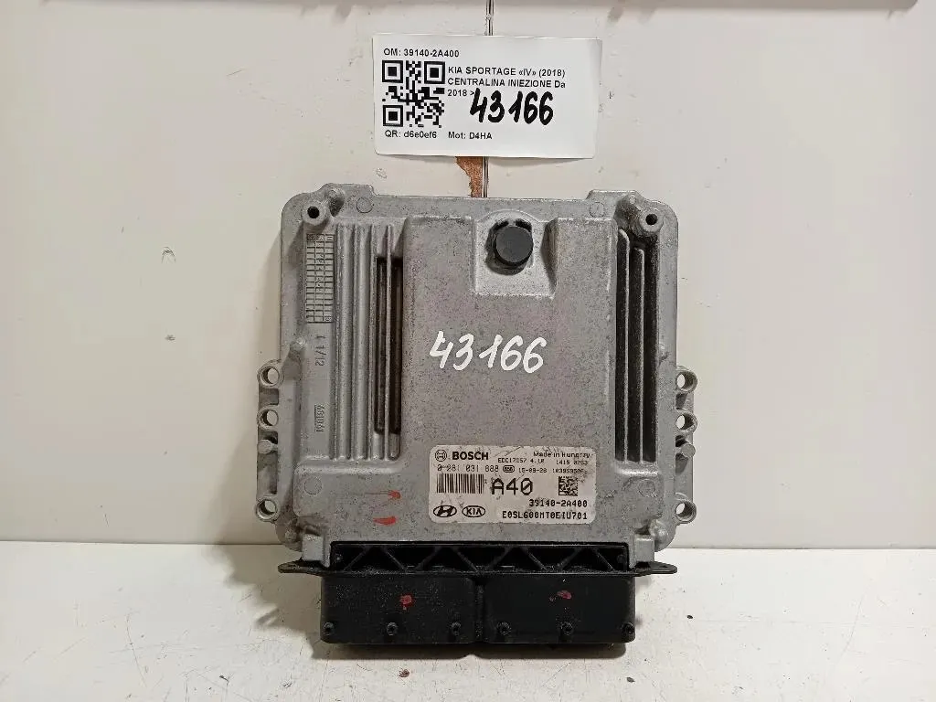 Centralina Iniezione 39140-2A400 Kia Sportage IV 2018
