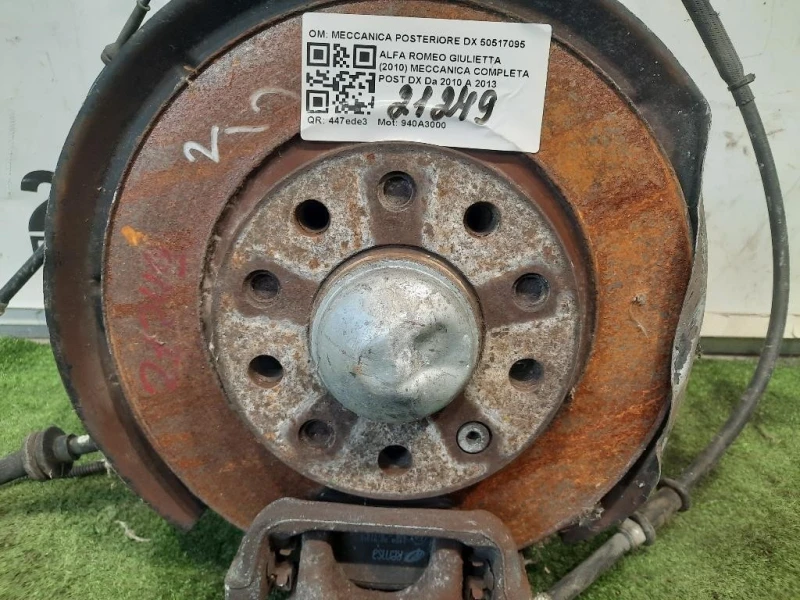 Meccanica Completa POST DX MECCANICA POSTERIORE DX 50517095 Alfa Romeo Giulietta 2010