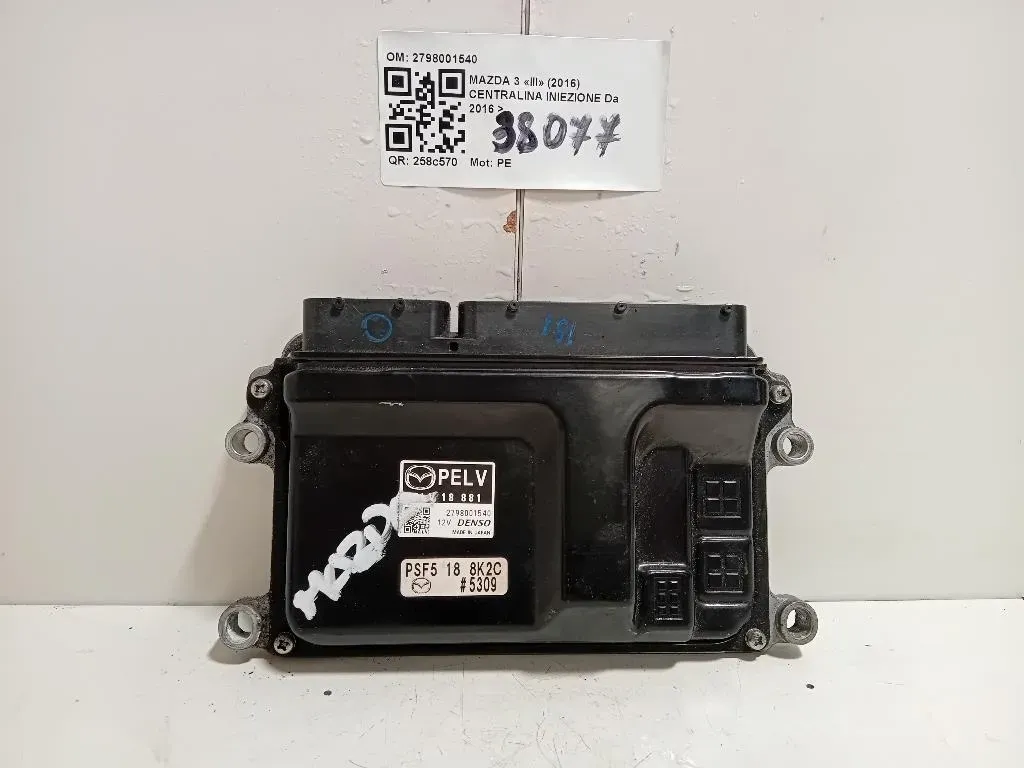 Centralina Iniezione 2798001540 Mazda 3 III 2016