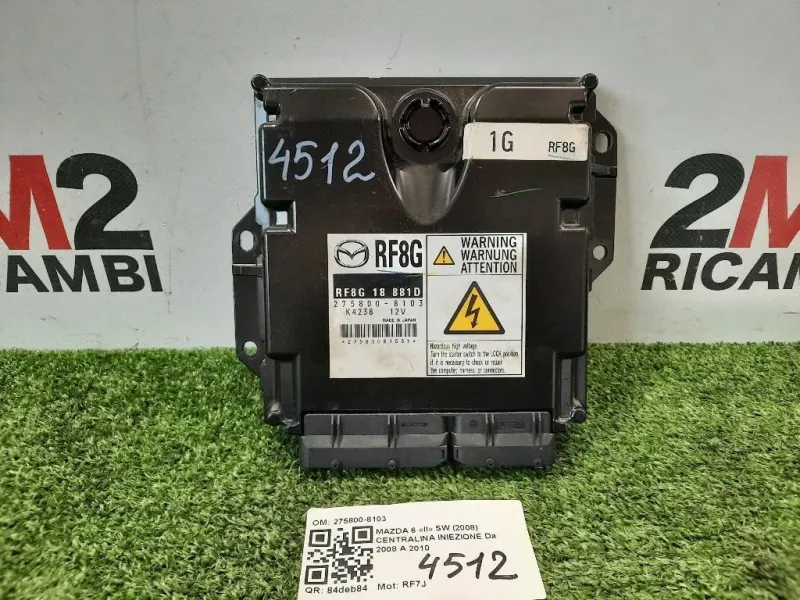Centralina Iniezione 2758008103 Mazda 6 II SW 2008
