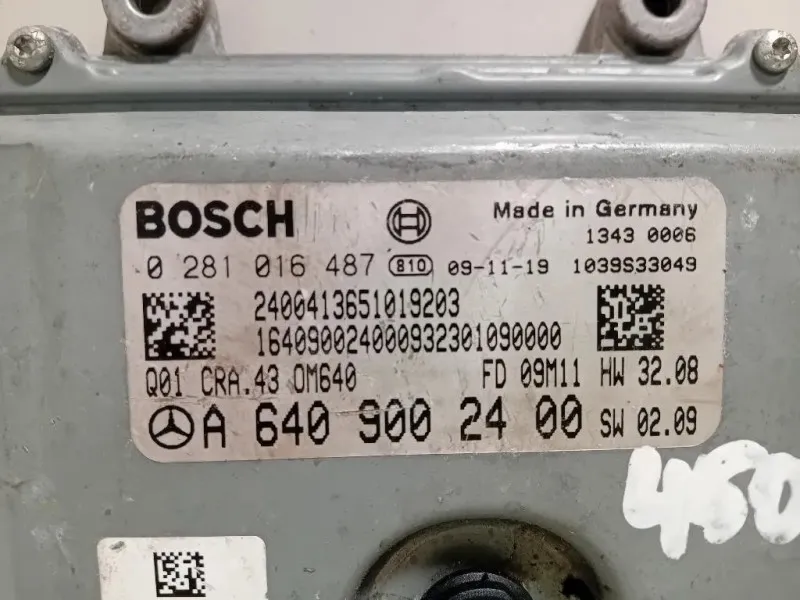 Centralina Iniezione A640 900 24 00 Mercedes Classe A W169 2008