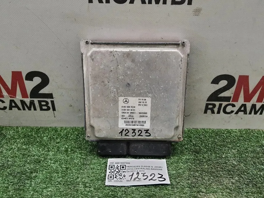 Centralina Iniezione A6519007600 Mercedes Classe B W246 2012