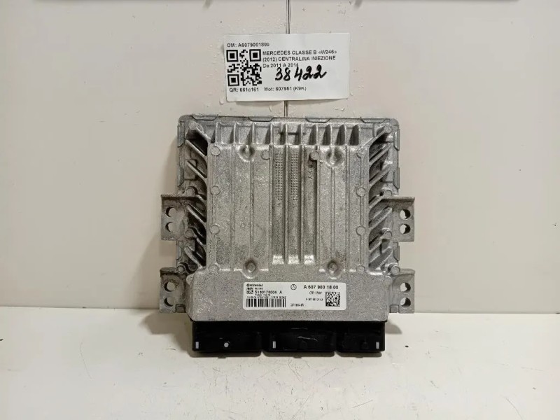 Centralina Iniezione A6079001800 Mercedes Classe B W246 2012