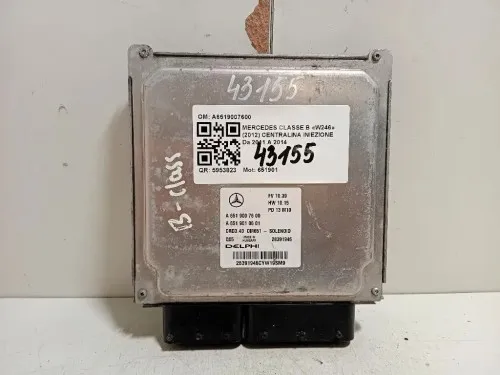 Centralina Iniezione A6519007600 Mercedes Classe B W246 2012