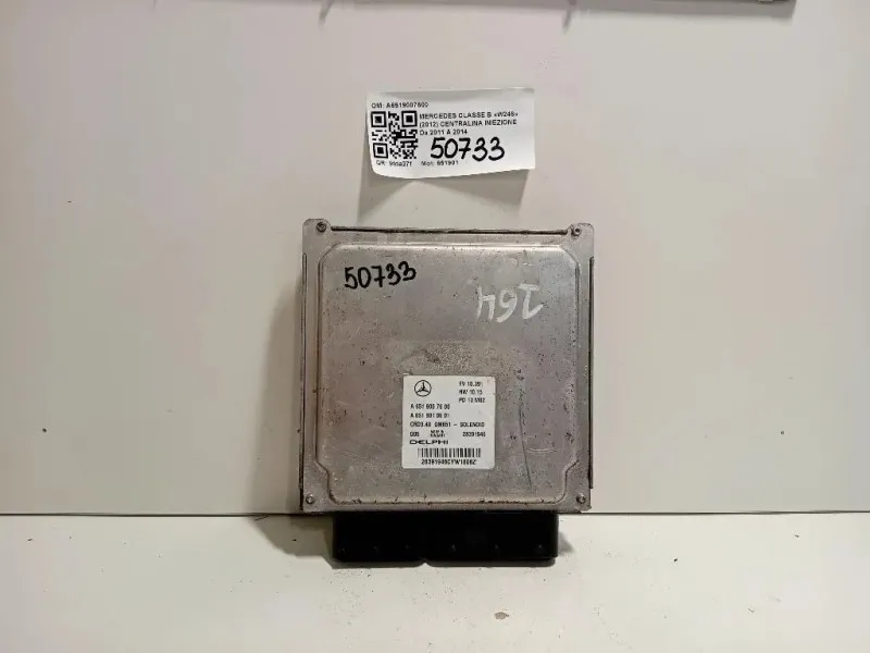 Centralina Iniezione A6519007600 Mercedes Classe B W246 2012