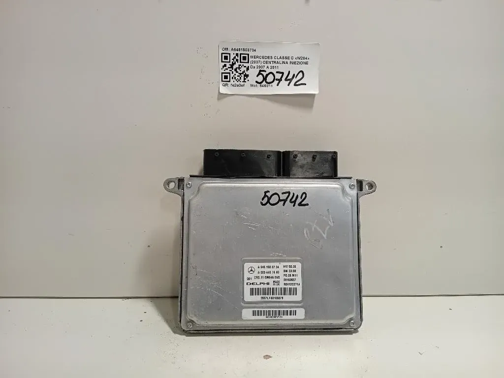 Centralina Iniezione A6461503734 Mercedes Classe C W204 2007