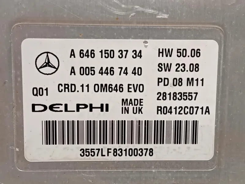 Centralina Iniezione A6461503734 Mercedes Classe C W204 2007