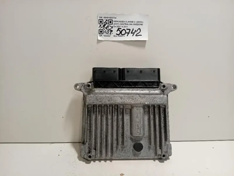 Centralina Iniezione A6461503734 Mercedes Classe C W204 2007