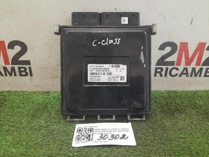 Centralina Iniezione A2711500391 Mercedes Classe C W204 2007