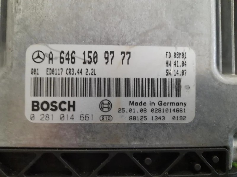 Centralina Iniezione A6461509777 Mercedes Classe CLK C209 2003