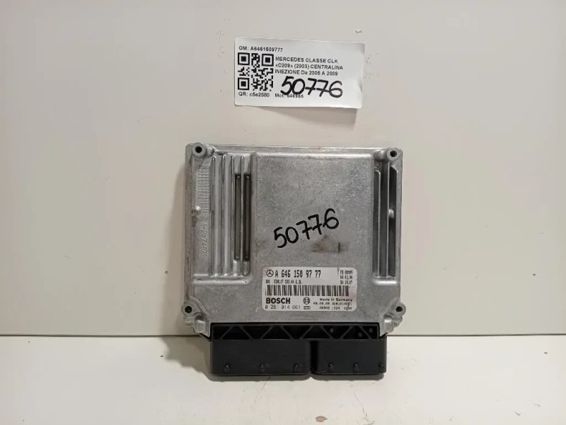 Centralina Iniezione A6461509777 Mercedes Classe CLK C209 2003