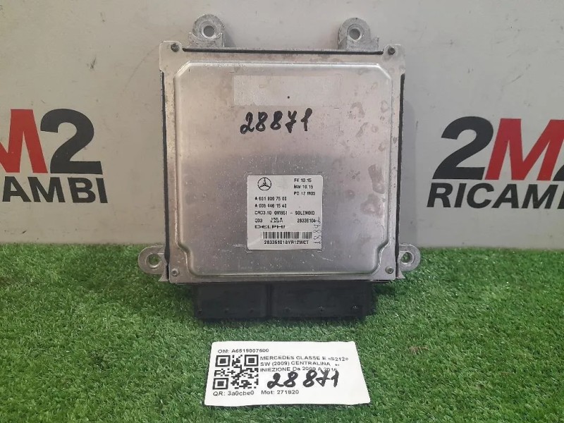 Centralina Iniezione A6519007500 Mercedes Classe E S212 SW 2009