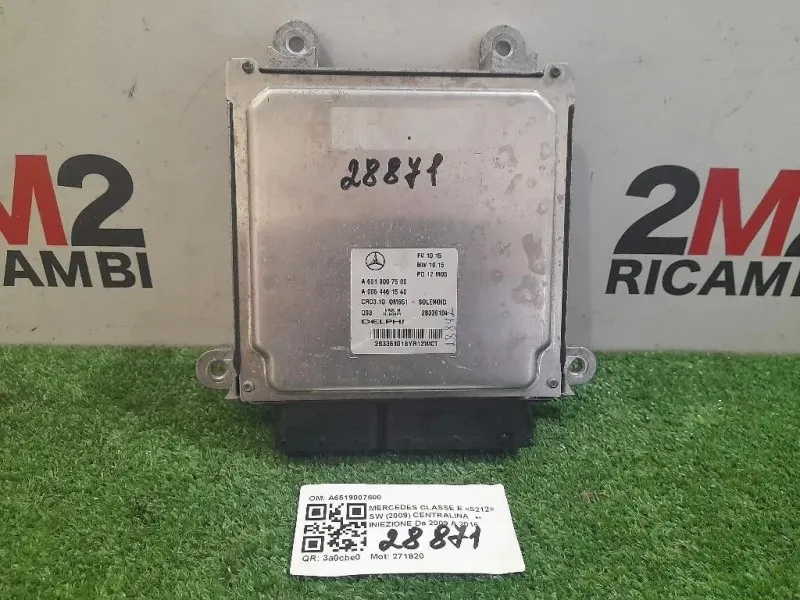 Centralina Iniezione A6519007500 Mercedes Classe E S212 SW 2009